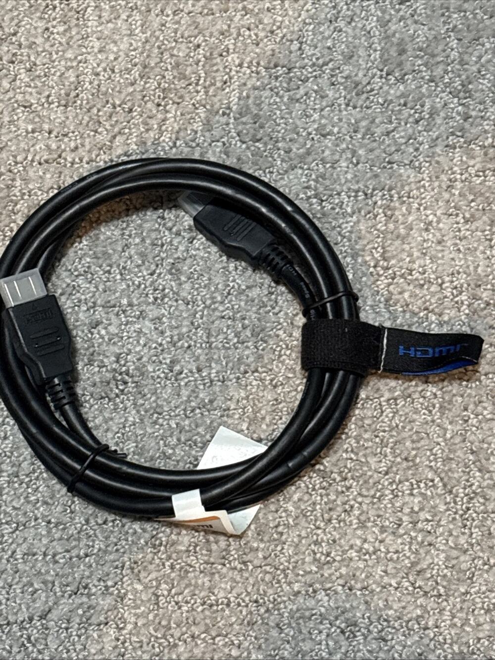 Black standard HDMI connectors on both ends to connect HDMI-equipped devices